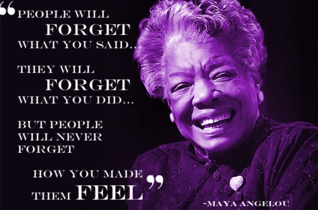 Maya Angelou quote and image